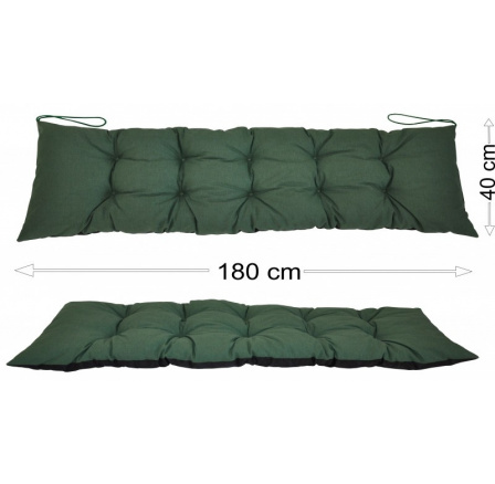 Podsedák 180x40 tmavě zelený melír