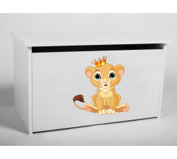 DARIA White játéktároló láda