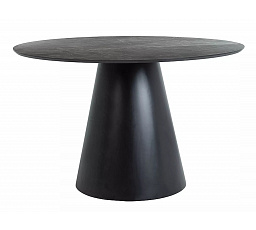 ANGEL étkezőasztal, szürke márvány hatás/fekete matt