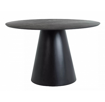 ANGEL étkezőasztal, szürke márvány hatás/fekete matt