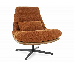 FELICIA RAVEN fotel, Fahéj 44/Ökobőr 233