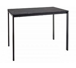 MARIO étkezőasztal, Fekete márvány hatás/Fekete