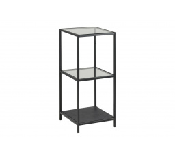 Seaford II fekete szekrény