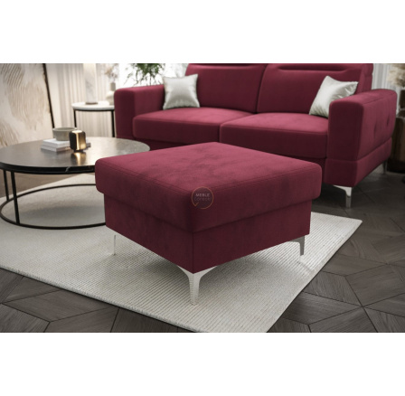 PUFA TAPICEROWANA MALIBU 70X70 CM - Odcienie Różu