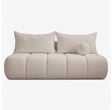Sofa Rozkładana SARIA Beżowa Boucle