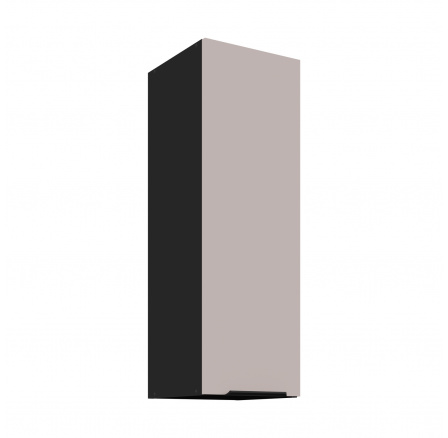 Horní skřínka ARONA - 30 G-90 1F, Černá mat/Kašmír