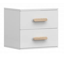 SMYK I - 22 éjjeliszekrény - Fehér Matt/Sonoma
