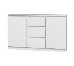 Komoda TOPA 2D3S 120, BÍLÁ
