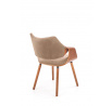 K396 étkezőszék, dió / bézs