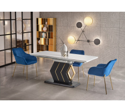 Étkezőasztal VINCENZO, fehér márvány