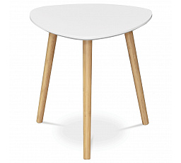 Konferenční stolek 40x40x41cm, mdf, bílá, AF-1132 WT
