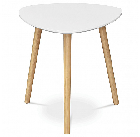 Konferenční stolek 40x40x41cm, mdf, bílá, AF-1132 WT