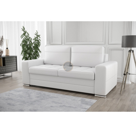 SOFA VERONA IV 205 CM - Biała eko skóra