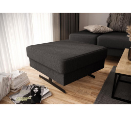 PUFA EMPORIO 70x70 CM - Odcienie ciemnego popiela