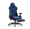 Sötétkék szövet gamer szék Starter