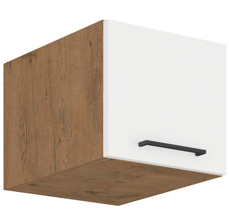 Horní skřínka VEGAS - 40 NAGU-36 1F, Dub Lancelot / Bílý lesk