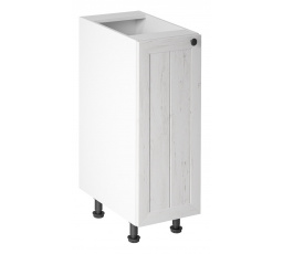 Konyhai alsó szekrény - PROWANSJA D30 - Bal, Fehér/Andersen fenyő