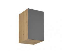 Konyhai felső szekrény Langen G45G P/L, szürke/tölgy artisan