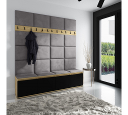 EMI 4 előszobafal, Trinity 33/Artisan+fekete