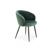 Étkezőszék K430, Zöld/Fekete