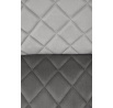 Étkezőszék K525 VELVET, Szürke/Fekete