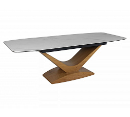 DOLCE étkezőasztal, Tölgy/ Fehér MAT