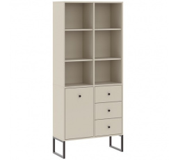 LINEA 1D3S polc, Kasmi/ Fekete