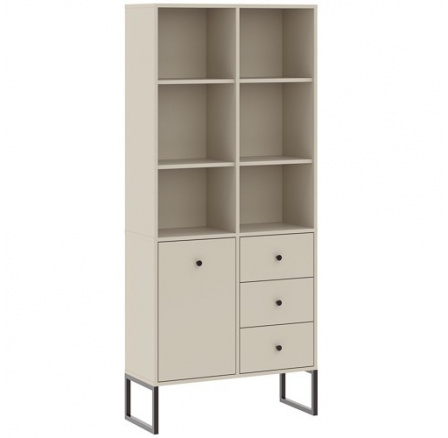 LINEA 1D3S polc, Kasmi/ Fekete