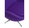 Tojás fotel lila kasmír 4 Prémium