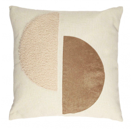 Párna 40x40cm bézs Japandi