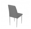Jídelní židle, šedá, látka, DCL-379 GREY2