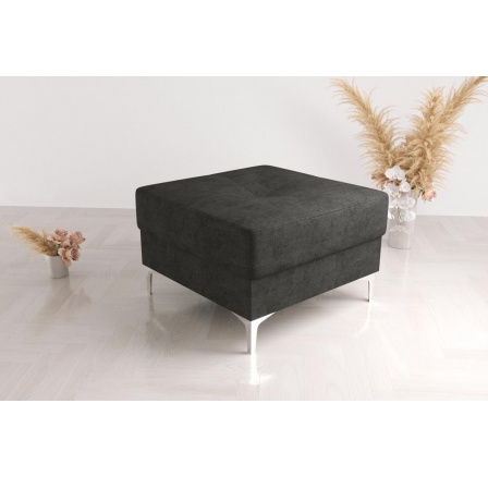 PUFA Z POJEMNIKIEM 70X70 CM - Odcienie czarnego PUFA Z POJEMNIKIEM 70X70 CM - Odcienie czarnego