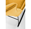 Hintaszék BAZALTO, Mustársárga