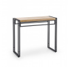 BOLIVAR KN1 íróasztal, arany tölgy/fekete