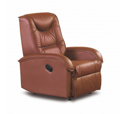 JEFF dönthető fotel, barna ökobőr