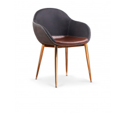 Étkezőszék K304, Sötétszürke/Barna