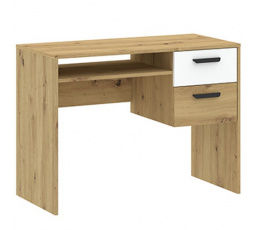 BASIC TWO íróasztal, Artisan Tölgy/Fehér