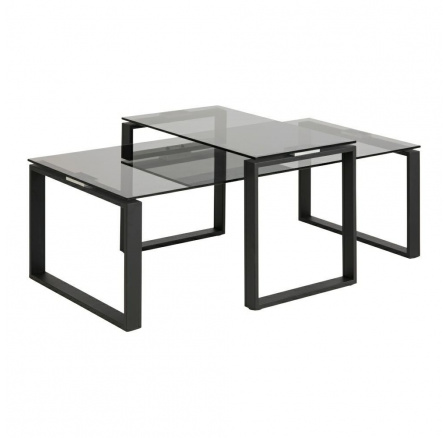 Katrine dohányzóasztal készlet, 2 darab, füstös