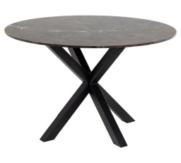 Heaven asztal 120 cm barna/fekete