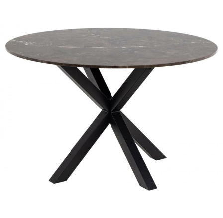 Heaven asztal 120 cm barna/fekete