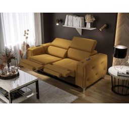 SOFA ORION II RELAX 190 CM - Odcienie żółtego