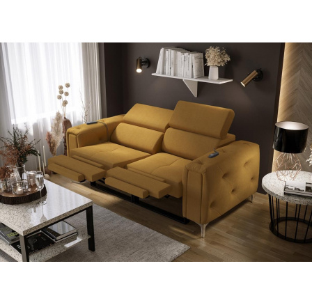 SOFA ORION II RELAX 190 CM - Odcienie żółtego