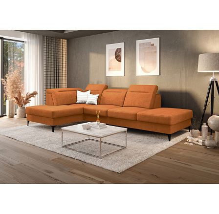 ZESTAW NAROŻNIK OSLO MINI 295x180 + PUFA MALIBU 100X55 CM MY51(ODCIENIE POMARAŃCZOWEGO) - SZYBKA WYSYŁKA ZESTAW NAROŻNIK OSLO MINI 295x180 + PUFA MALIBU 100X55 CM MY51(ODCIENIE POMARAŃCZOWEGO) - SZYBKA WYSYŁKA