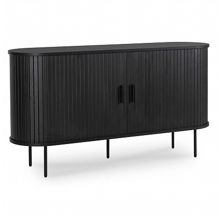 Komoda Dwudrzwiowa Rozsuwana TRISH 140 Czarna