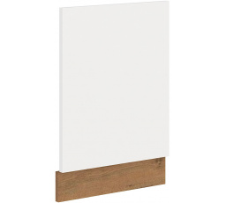 Dvířka na myčku s panelem VEGAS - ZM 570x446, Dub Lancelot / Bílý lesk