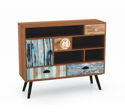 MEZO KM3 komód, többszínű