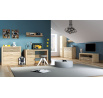 CASTEL 19 sonoma jasna/MDF sonoma trufel - biurko