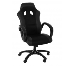 Irodai szék Race fekete fekete öko bőr