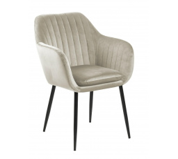 Emilia Velvet szék homok / fekete