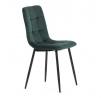 Jídelní židle, zelená, sametová látka, CT-281 GRN4